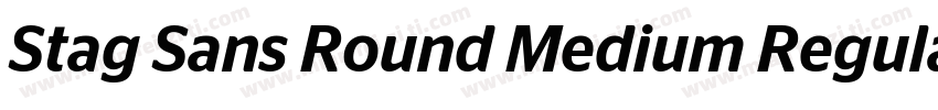Stag Sans Round Medium Regular字体转换